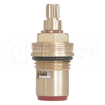 Mosiężna głowica suwakowa do baterii 1/2" GW "dziewczynka", ceramiczna