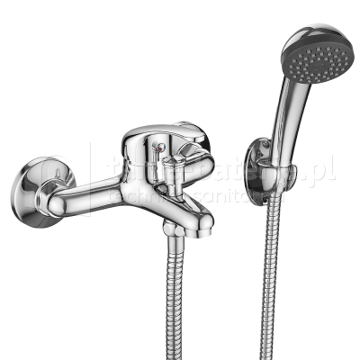 BATERIA wannowa ścienna (+zestaw natryskowy) PEDRO