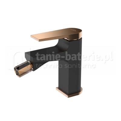 Czarna bateria MIDNIGHT INVENA bidetowa black/rose gold