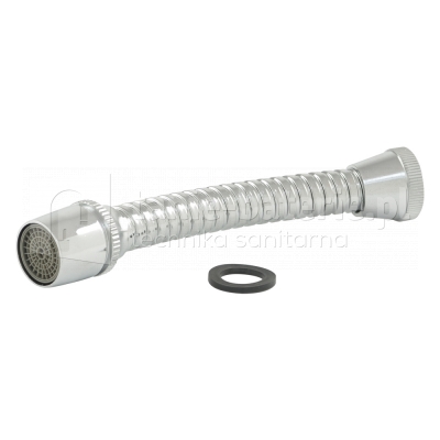 Perlator, przedłużka do baterii kuchennej długi, chromowany