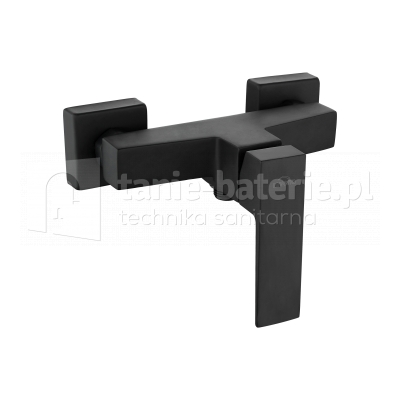 Czarna bateria PAROS TREND INVENA natryskowa prysznicowa