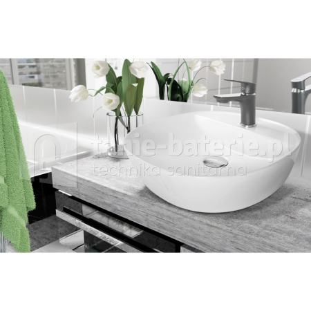 Bateria umywalkowa DOKOS grafit/chrom