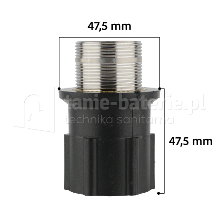 Zestaw szybkiego montażu / tuleja do baterii stojącej zlewozmywakowej lub umywalkowej