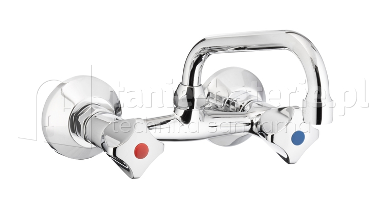 Bateria umywalkowa ścienna STANDARD KFA (rozstaw 145 mm / 14,5 cm) NOWOŚĆ