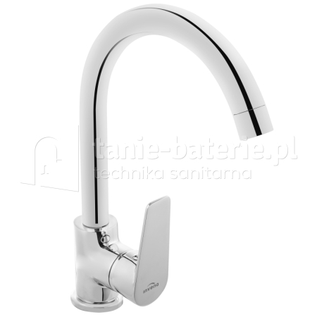 Bateria zlewozmywakowa z wylewką "L" DOKOS chrom