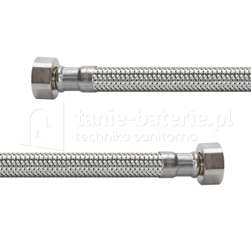 Wąż w oplocie stalowym 3/8" 20 cm