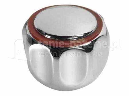 Pokrętło chromowane do baterii LUX DIAMOND TYP C