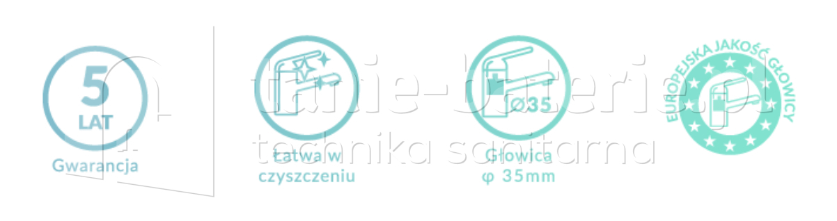 BATERIA wannowa KUCHINOX FRESNO bez zestawu natryskowego