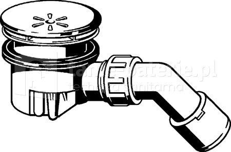 Syfon brodzikowy VIEGA czyszczony od g贸ry 90 mm