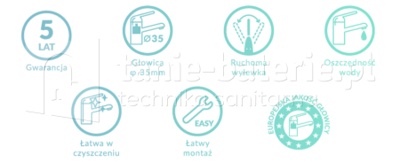 BATERIA zlewozmywakowa stojąca KUCHINOX FRESNO