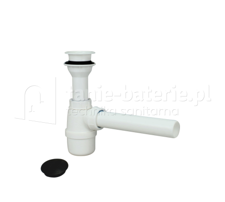 Syfon umywalkowy z sitkiem plastikowym