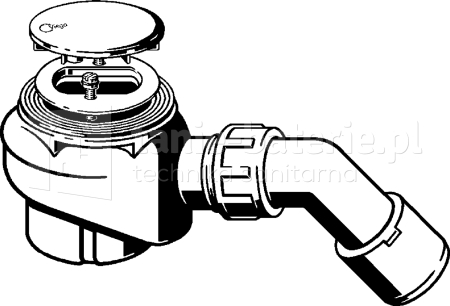 Syfon brodzikowy VIEGA czyszczony od g贸ry 50 mm