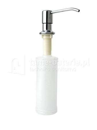 Dozownik pompka na płyn do naczyń mydło w płynie 250 ml chrom