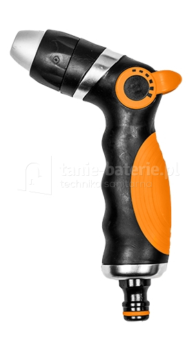 PISTOLET zraszający do węża regulowany METAL 2036