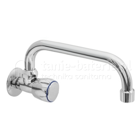 Kran gospodarczy pojedynczy C zawór z ruchomą wylewką 21cm bateria BM