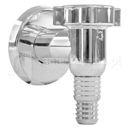 Syfon pralki nadtynkowy chromowany