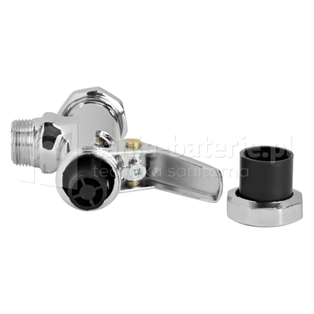Automat sp艂ukuj膮cy 3/4" chromowany, zaw贸r / sp艂uczka do WC