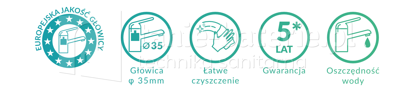 Bateria zlewozmywakowa stojąca TIBI
