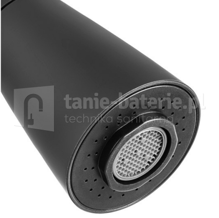 BATERIA kuchenna POGO z CZARN膭 ELASTYCZN膭 WYLEWK膭