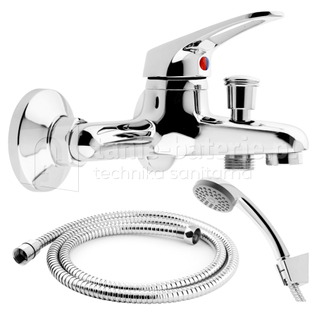 BATERIA wannowa ścienna LIRA