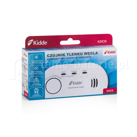 Czujnik czadu KIDDE bez wyświetlacza K5CO