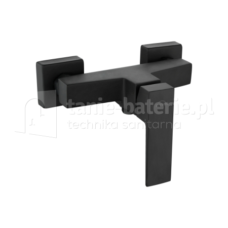 Czarna bateria PAROS TREND INVENA natryskowa prysznicowa