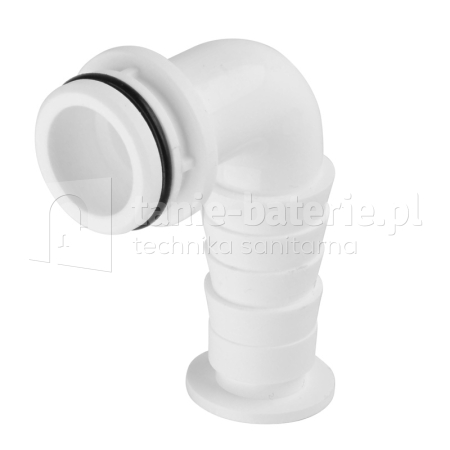 SYFON pralki/zmywarki i suszarki natynkowy nadtynkowy biały 32 mm